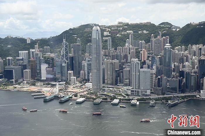 香港渔船维港巡游庆回归